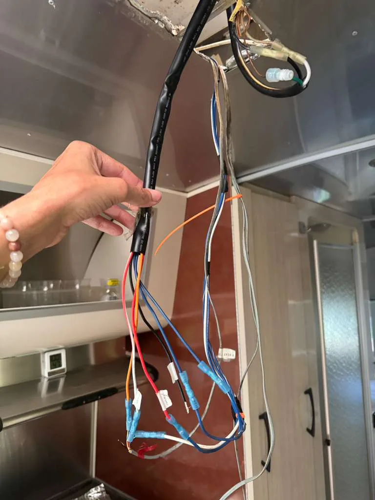 Electrical diagnostics on an RV during a pre-purchase inspection