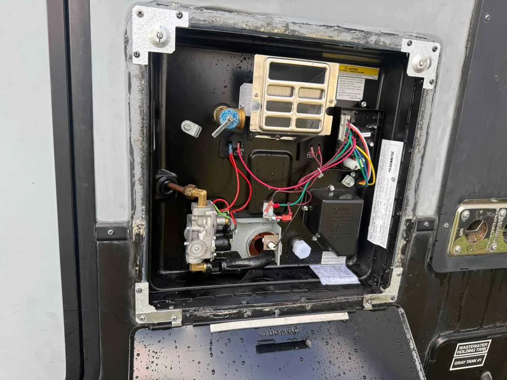 Servicing the RV water heater bypass and antifreeze loop